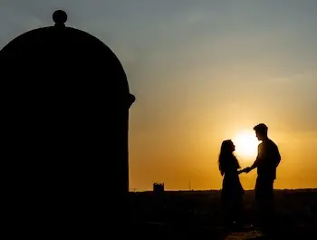 couple romantic photos malta
